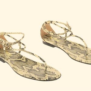 Beautiful Italian made Paris Texas sandals